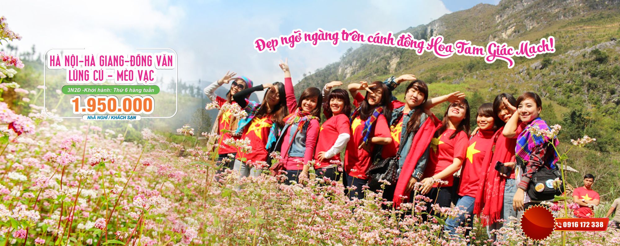 Chương trình Hà Giang 3 Ngày 2 Đêm Mùa Hoa Tam Giác Mạch - Ảnh 1