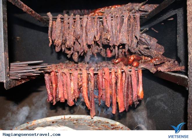 Thịt trâu gác bếp Thịt trâu gác bếp